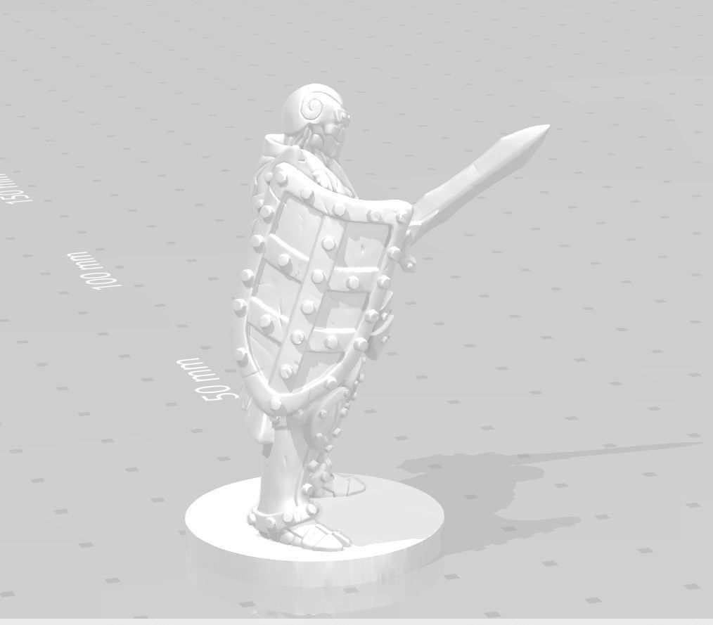 War 3D Print Figurine  3D print model_3