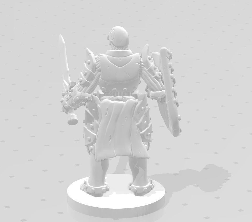 War 3D Print Figurine  3D print model_2