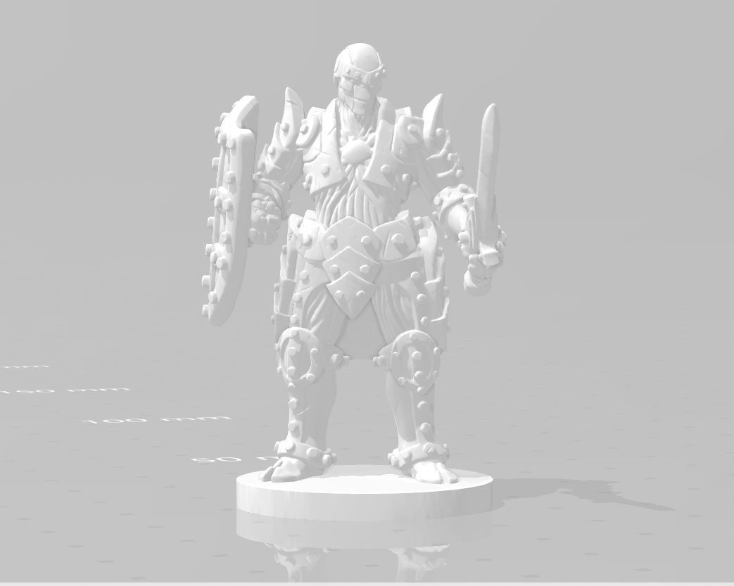 War 3D Print Figurine  3D print model_5
