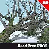 6 Dead Tree Low-poly 3D model