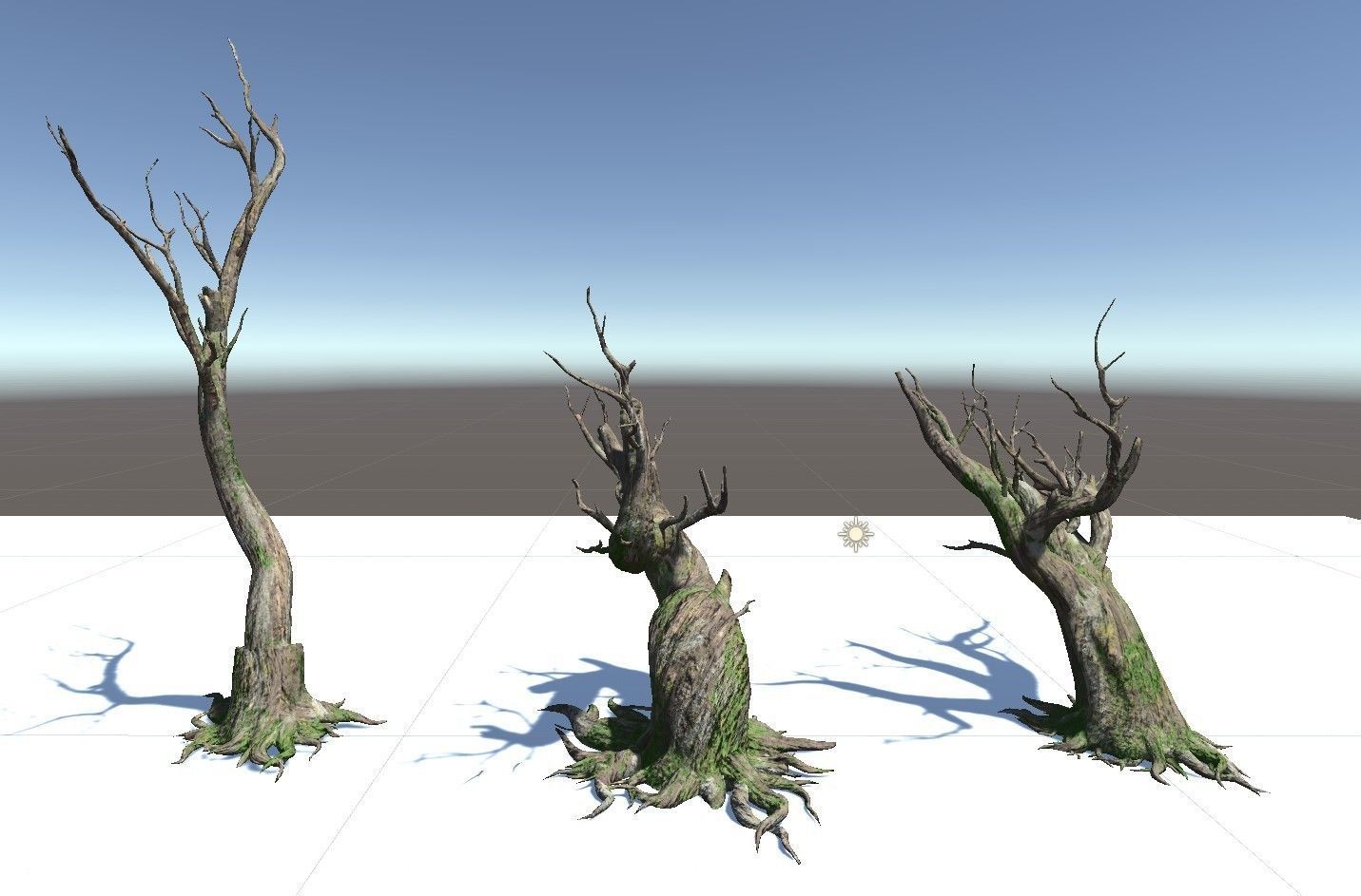 6 Dead Tree Low-poly 3D model_6