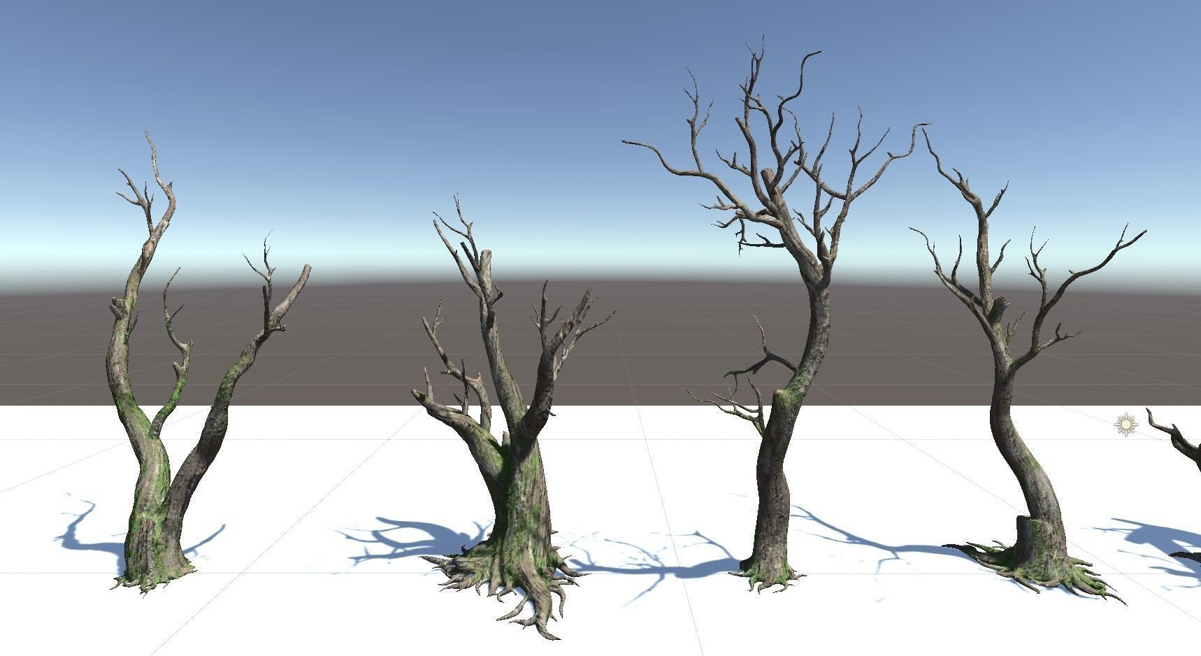 6 Dead Tree Low-poly 3D model_7