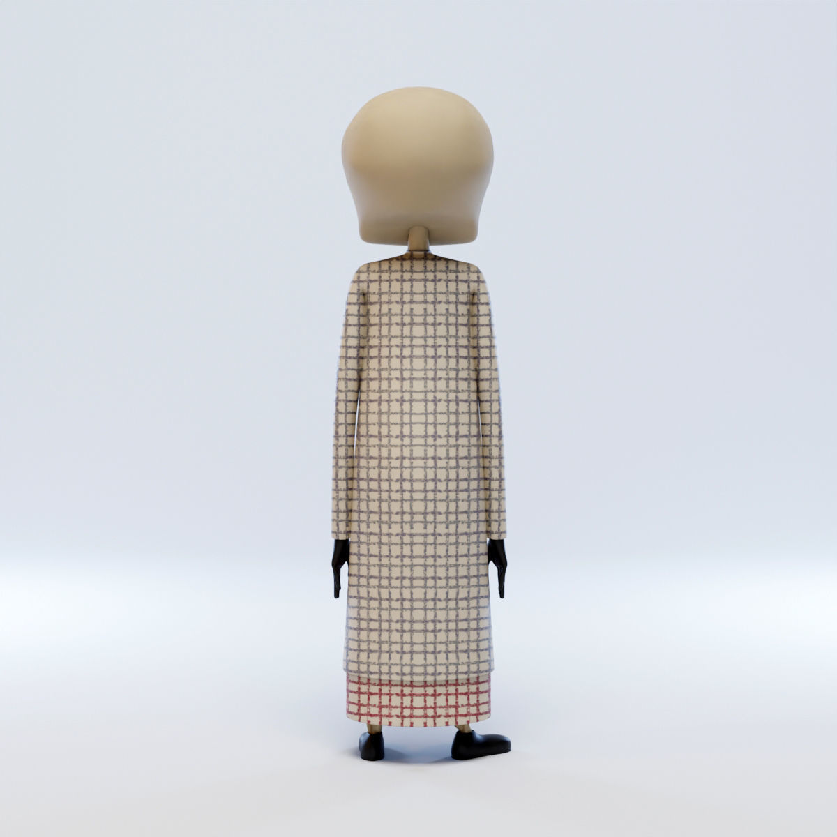 Duck Death and the Tulip Death Character 3D model_9