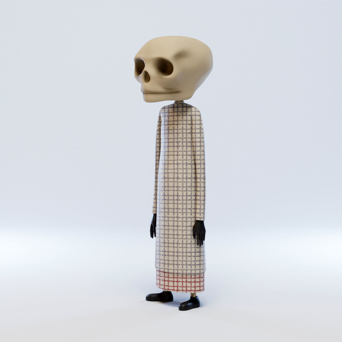 Duck Death and the Tulip Death Character 3D model_3