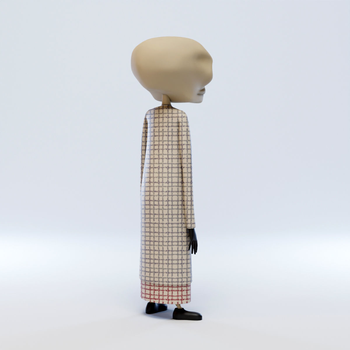 Duck Death and the Tulip Death Character 3D model_11