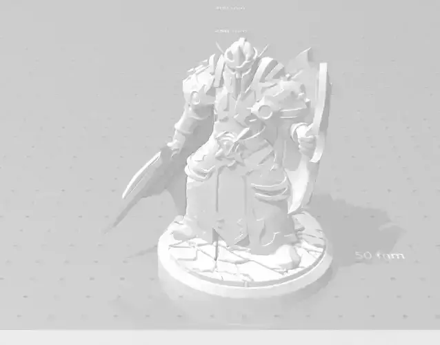 Elf Paladin 3d Print Figurine 3D print model