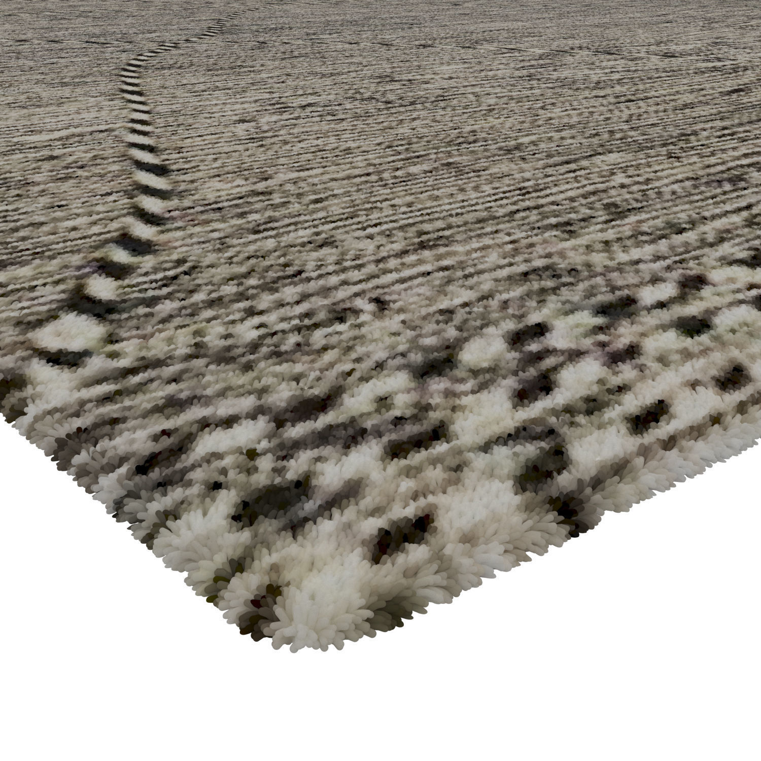 Rug Set 1972 3D model_1