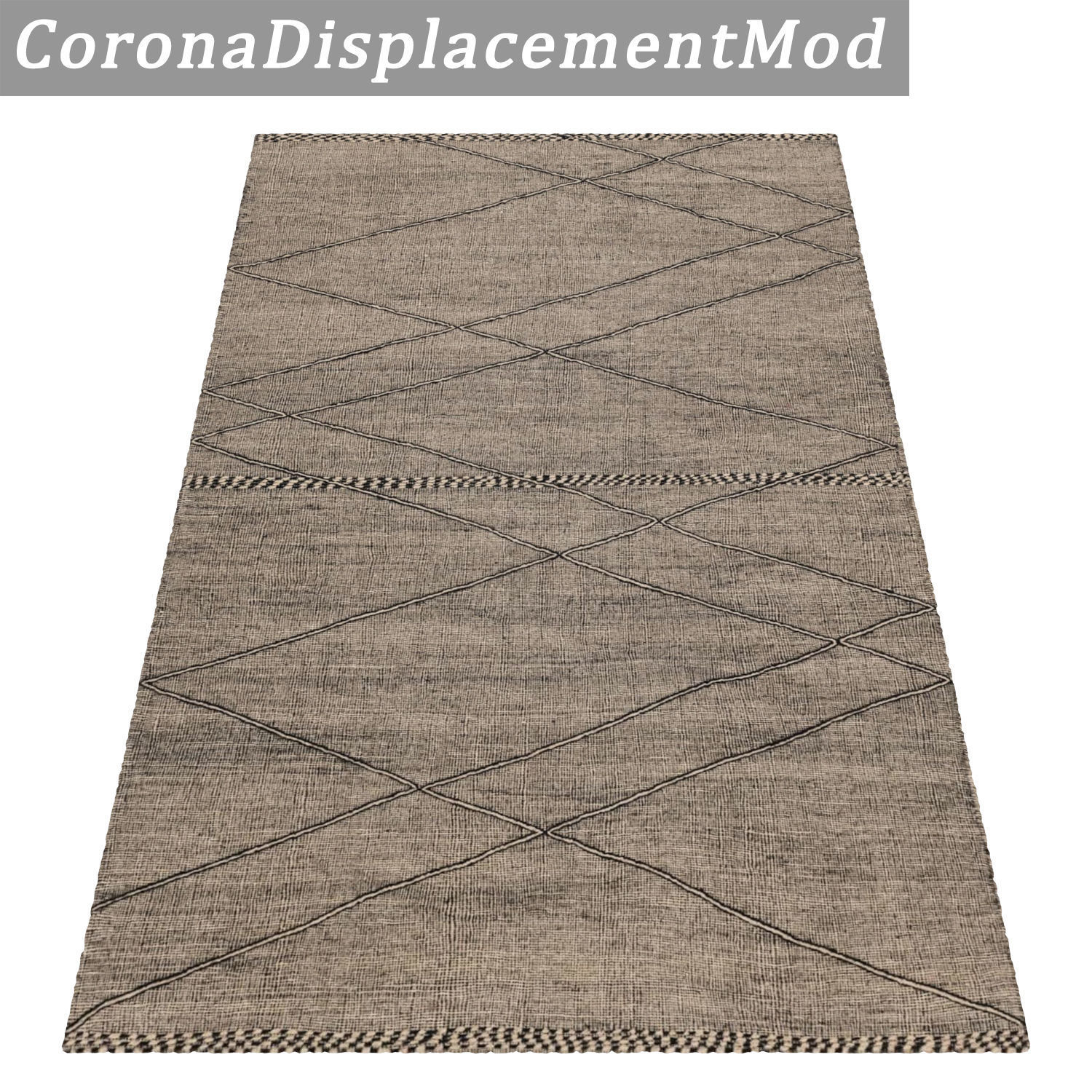 Rug Set 1972 3D model_4