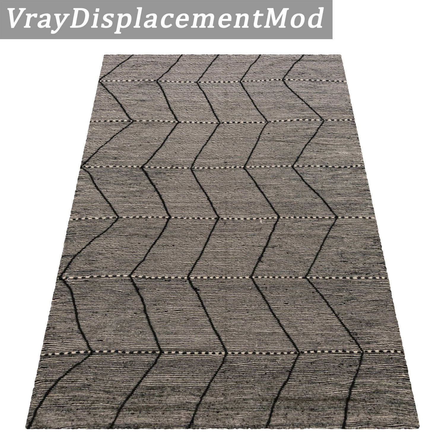 Rug Set 1972 3D model_3