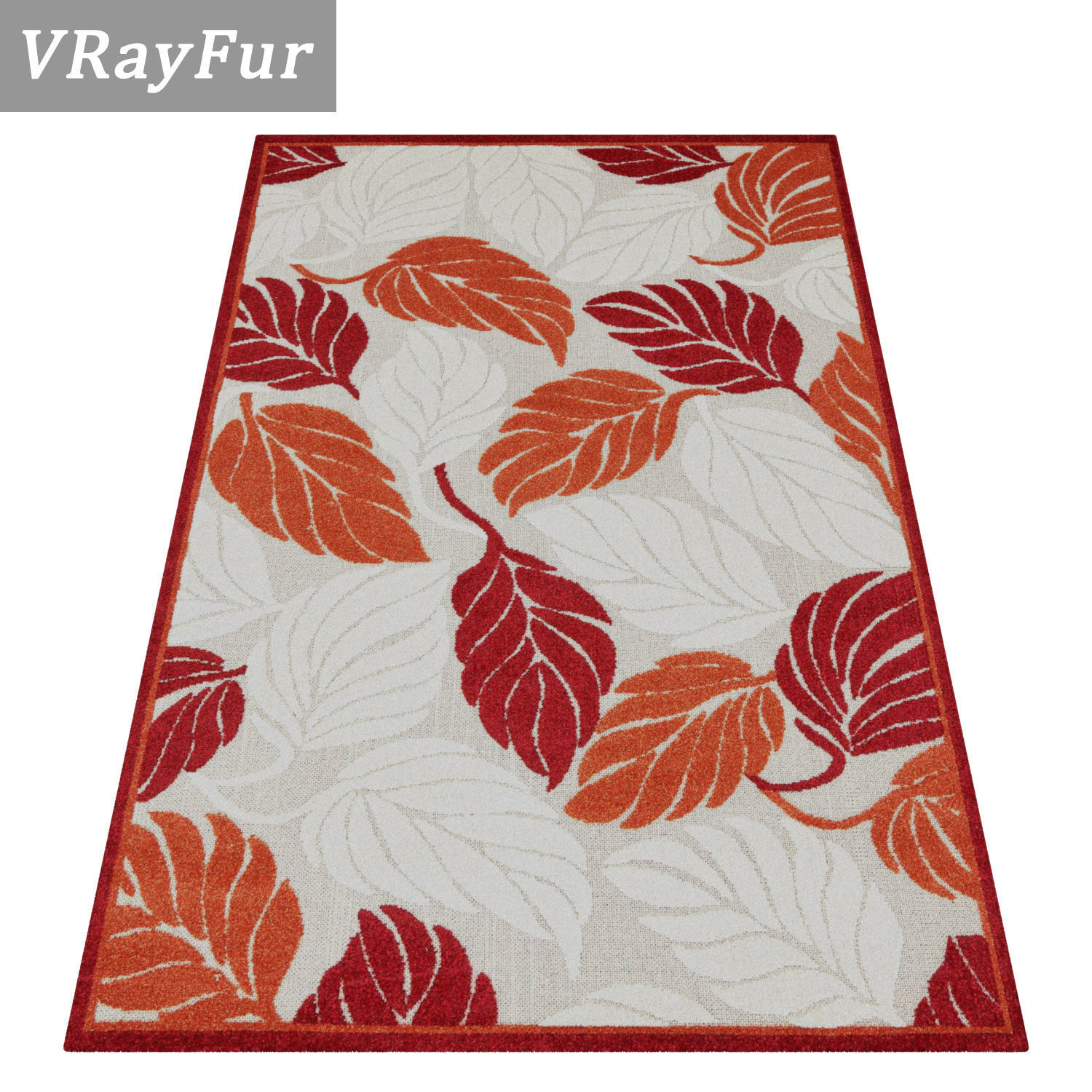 Rug Set 1976 3D model_2