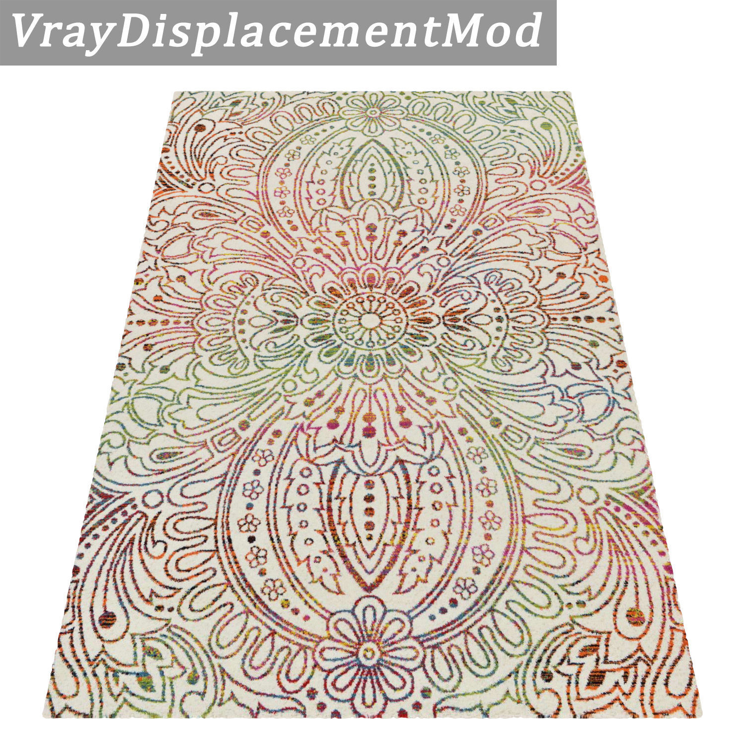 Rug Set 1976 3D model_3