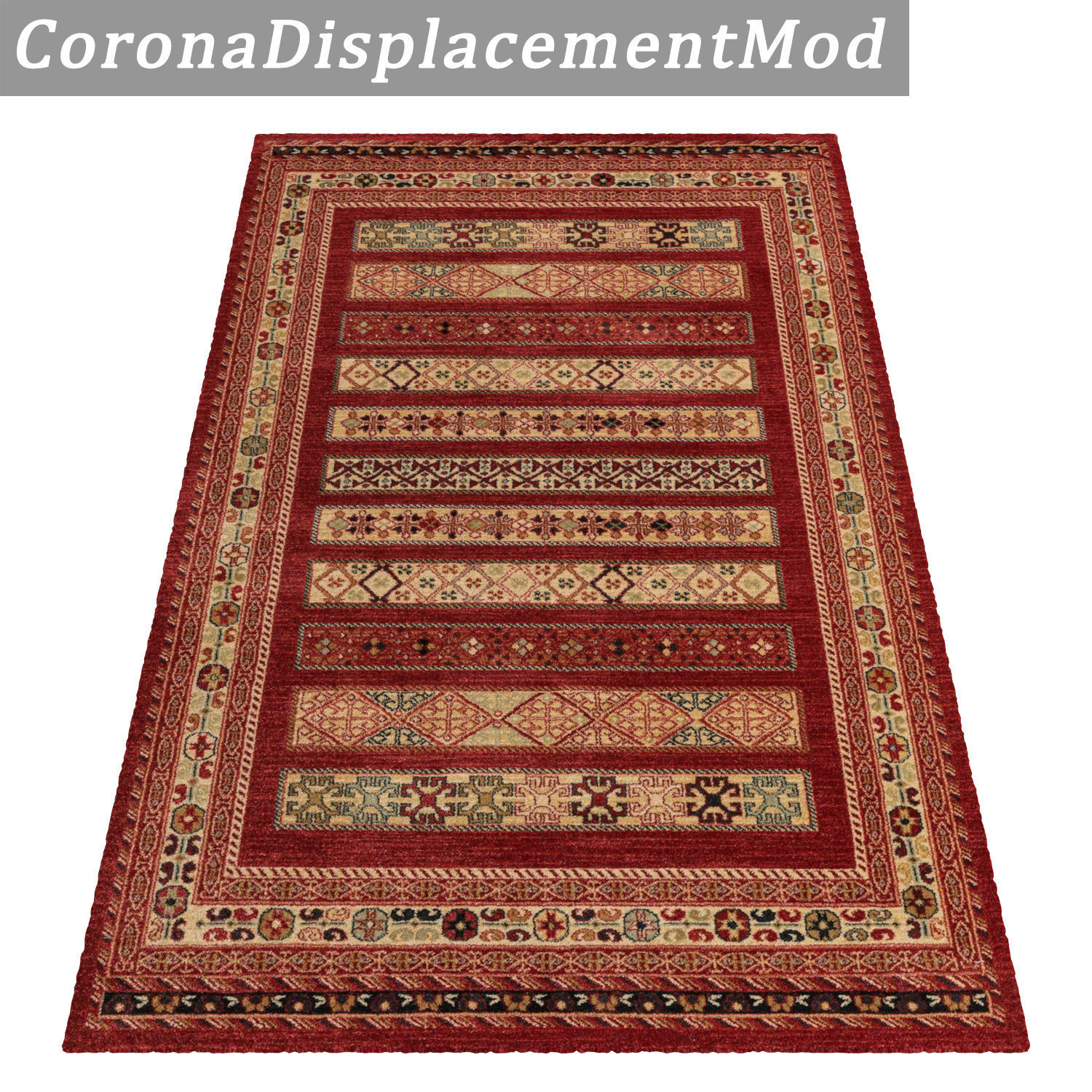 Rug Set 1977 3D model_4