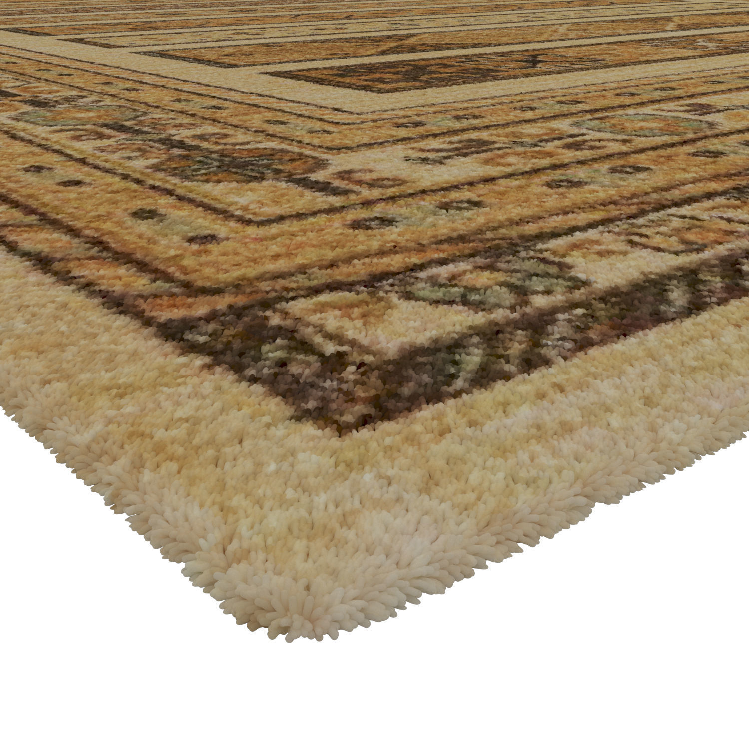 Rug Set 1977 3D model_1