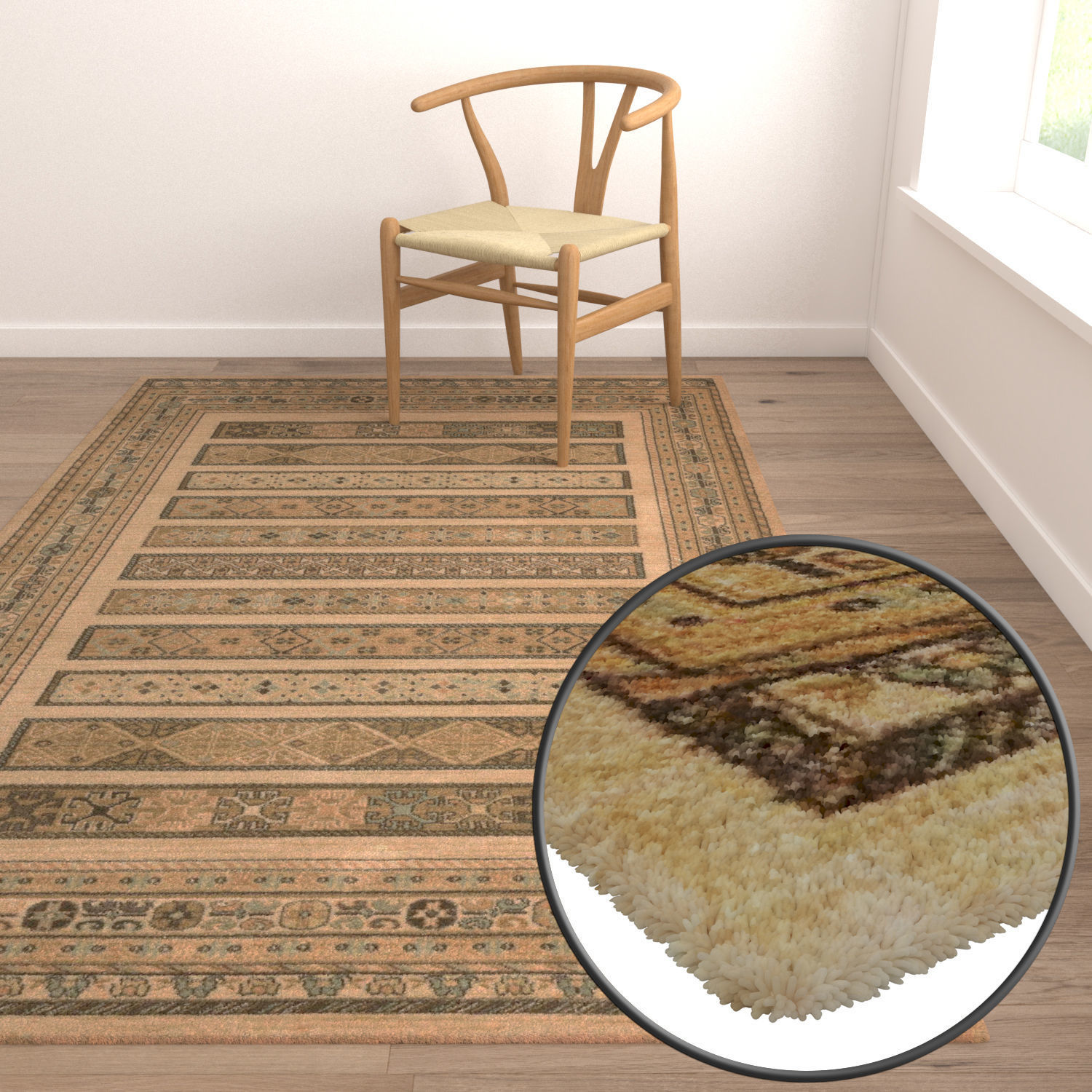 Rug Set 1977 3D model_5