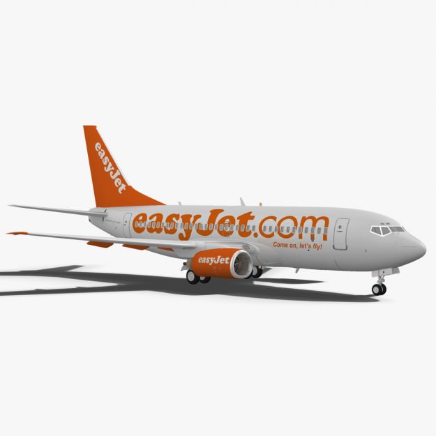 easyJet Boeing 737-700 3D model_4