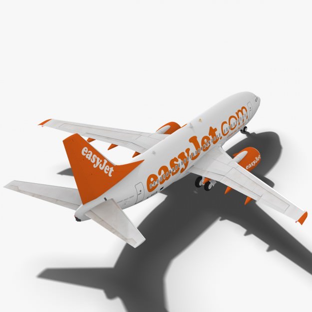 easyJet Boeing 737-700 3D model_3