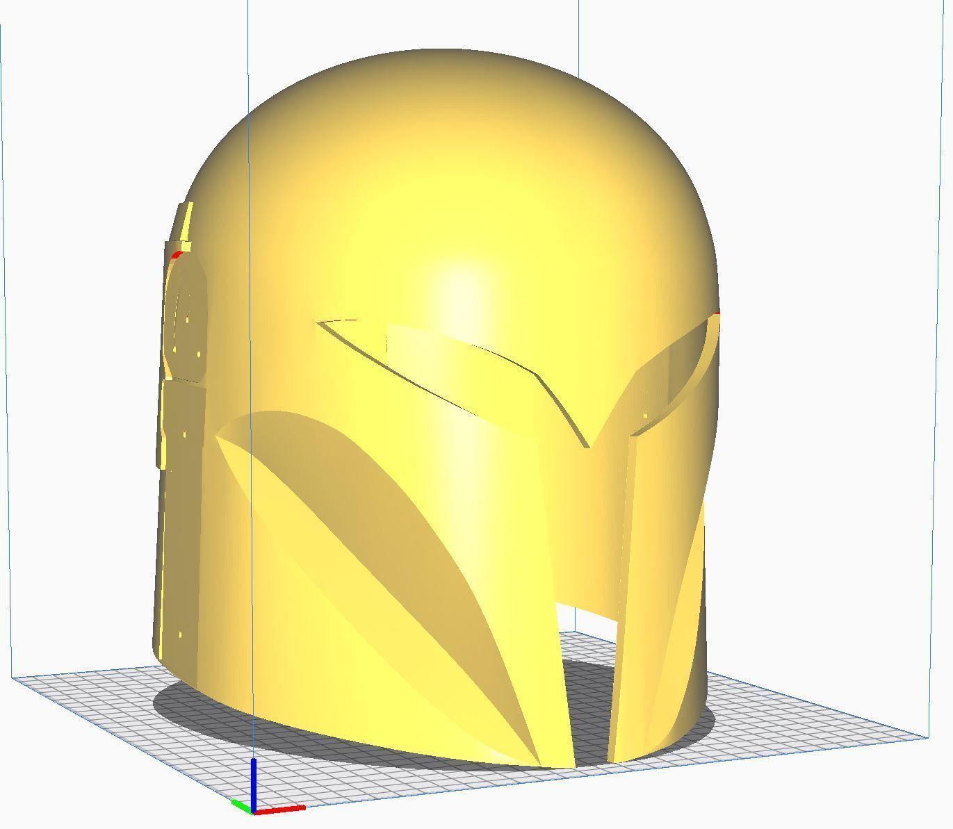 Bo Katan Helmet  3D print model_4