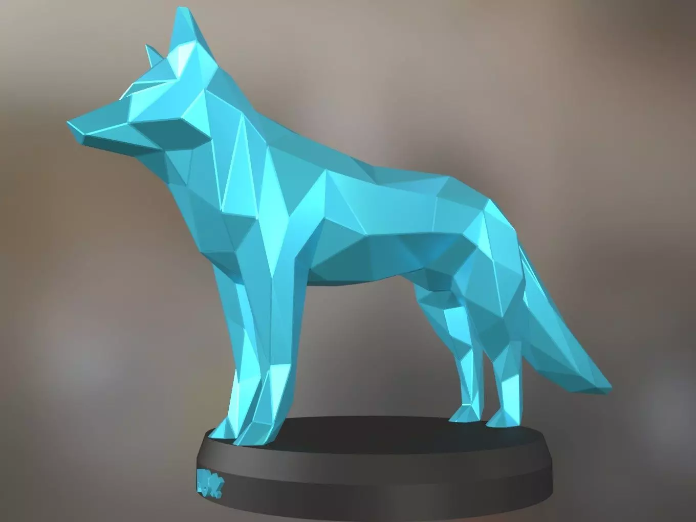 Poly Fox 3D print model_0