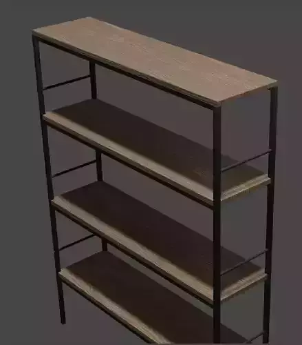 Four-layer industrial wind iron frame