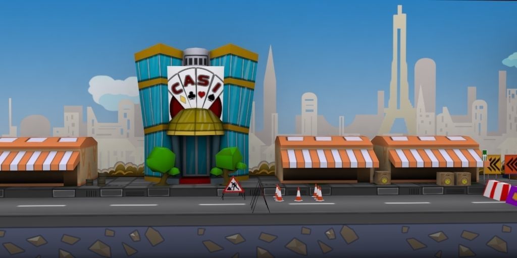 3D platformer level art pack Low-poly 3D model_36