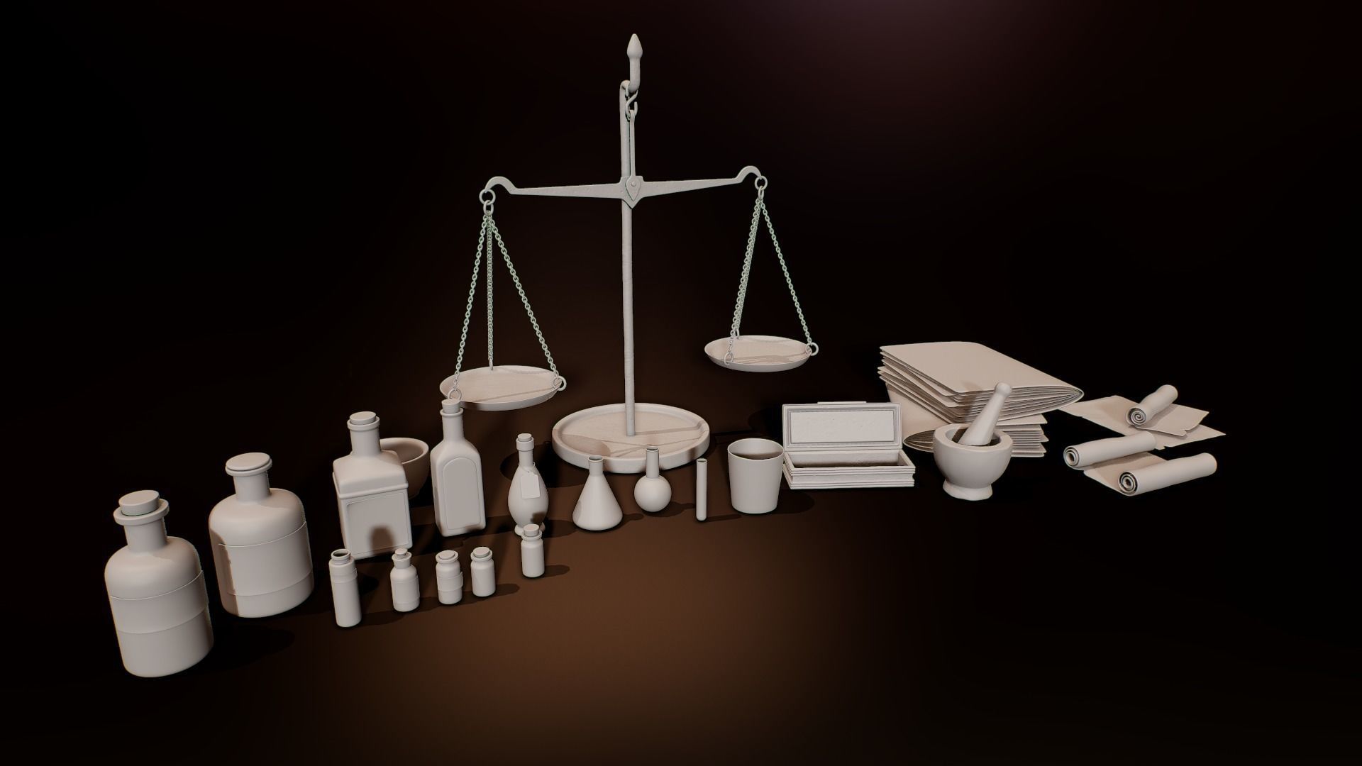 Alchemy props 3D model