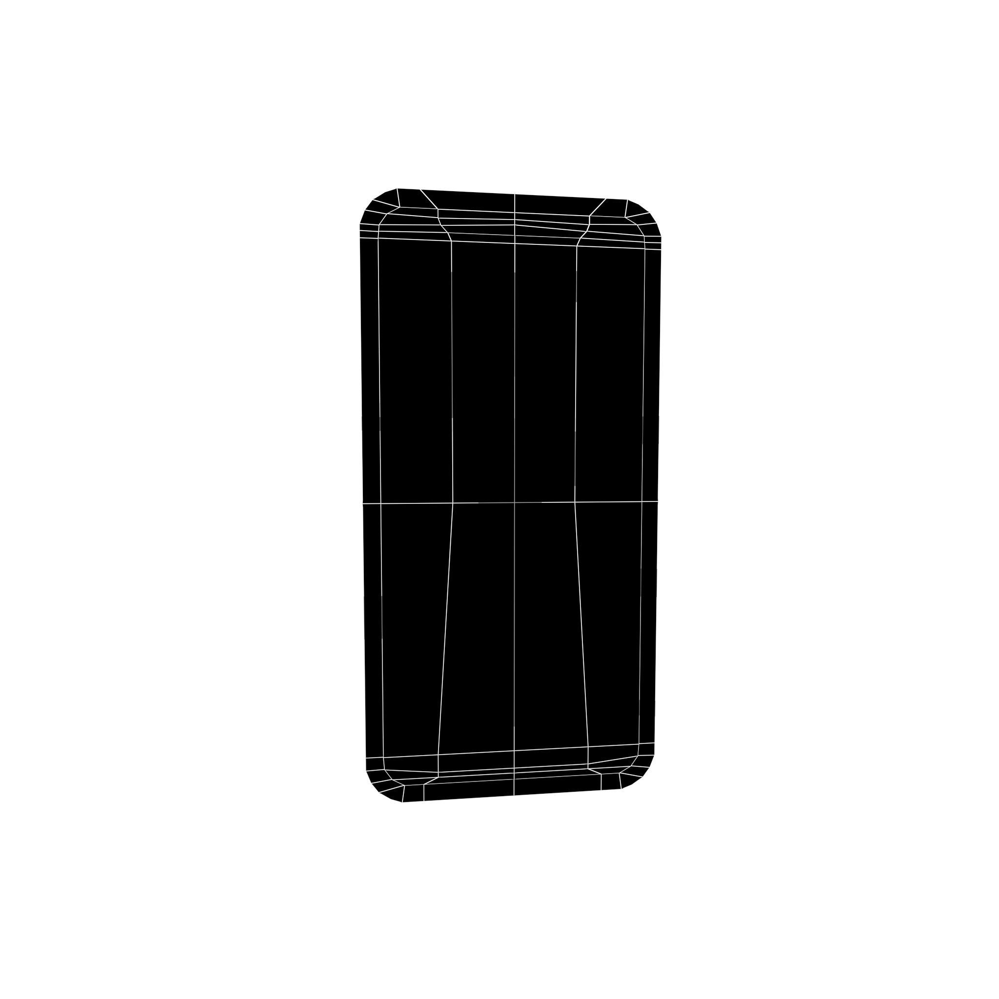 Cartoon Iphone v2 005 Low-poly 3D model_5