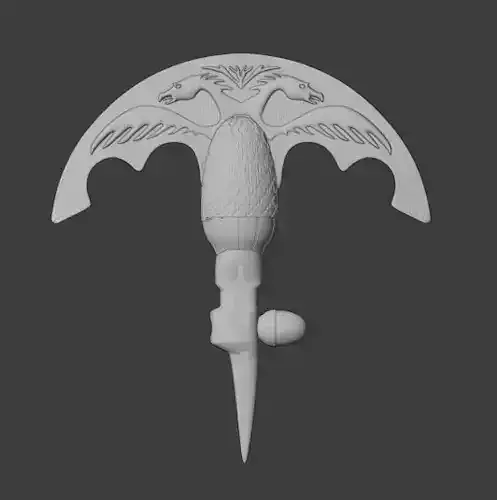Tebber White 3D Model 3D print model