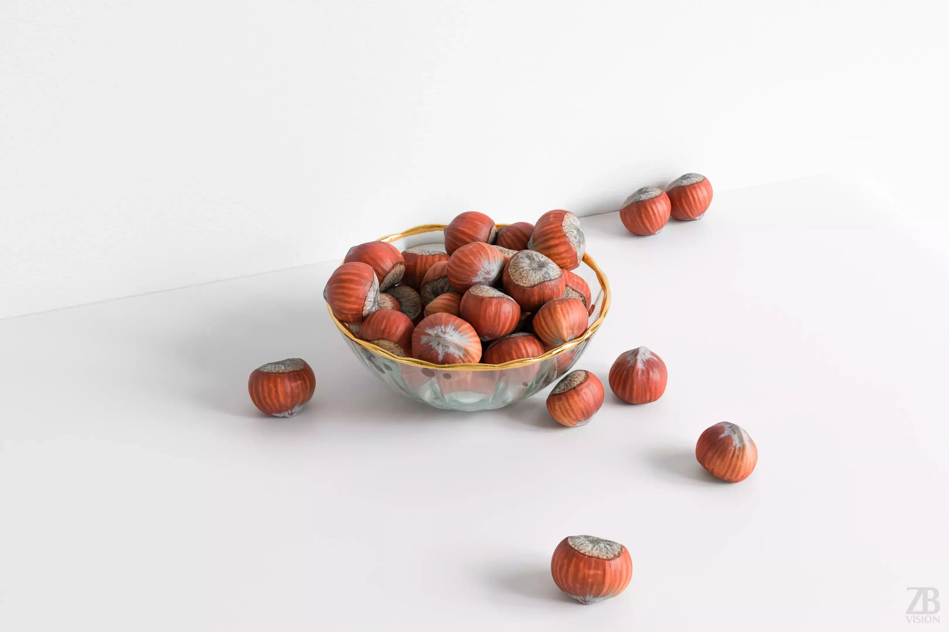 Hazelnut 3D model_0