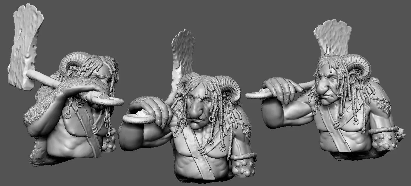 Fauno bust Free 3D print model