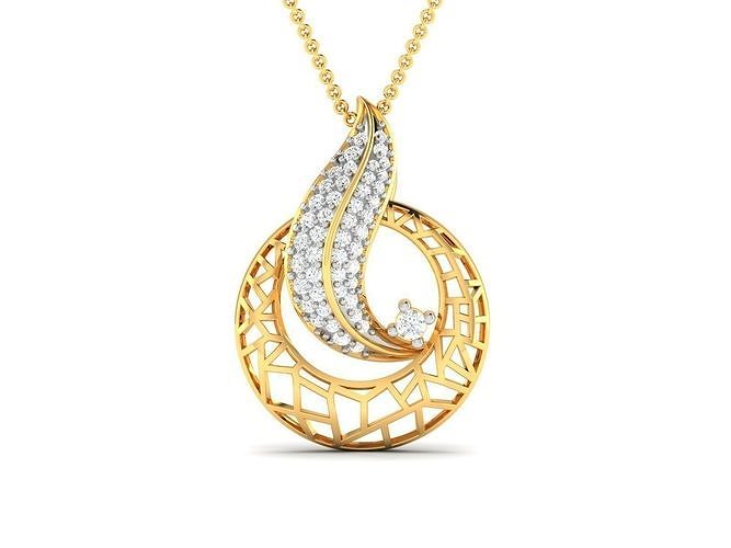 Women pendant 3dm render detail 3D print model