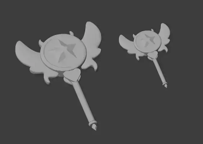 Star Buterfly 3D magic debt 3D print model