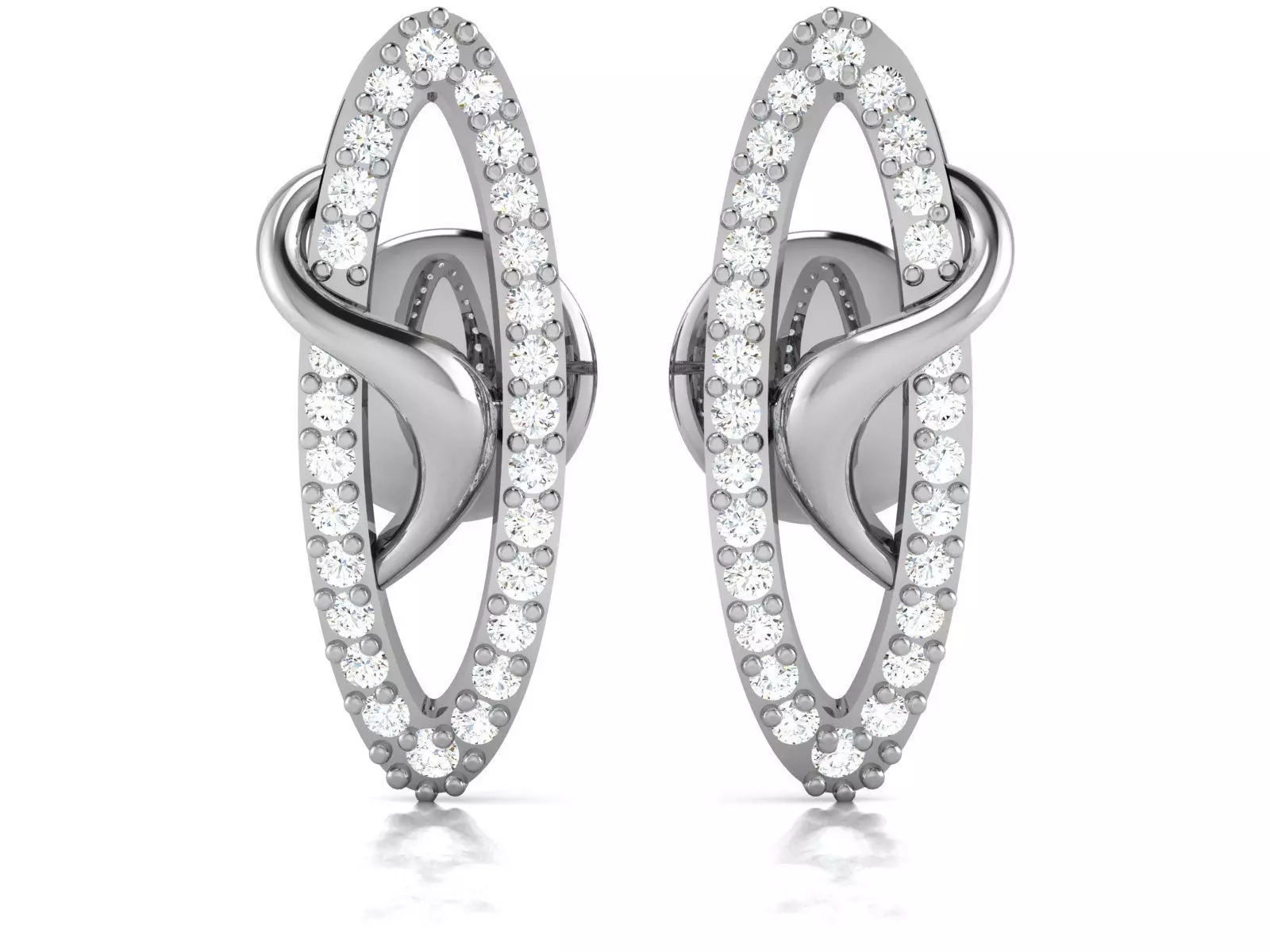 Women earrings 3dm render detail 3D print model