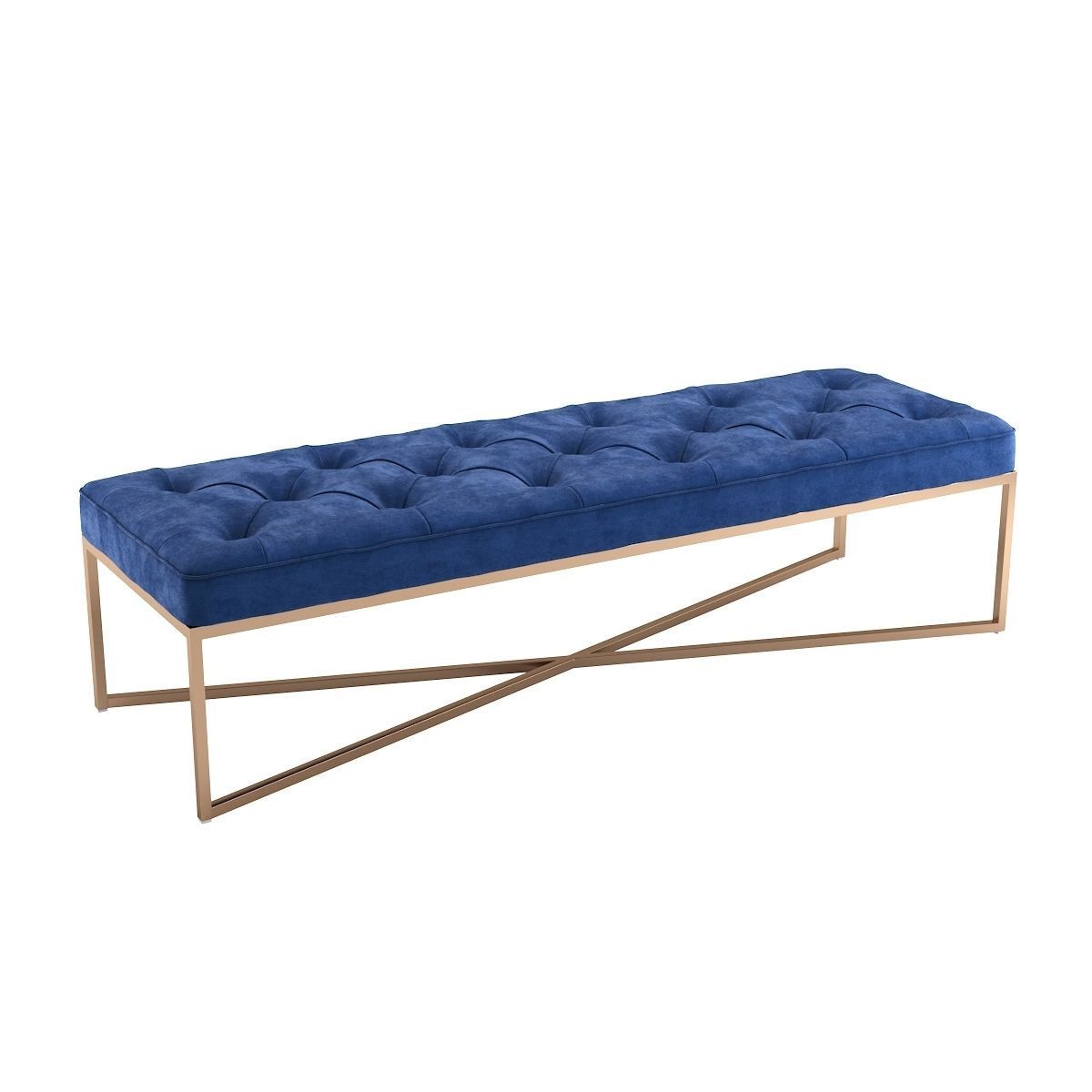 West Elm Maeve Bench 3D model_1