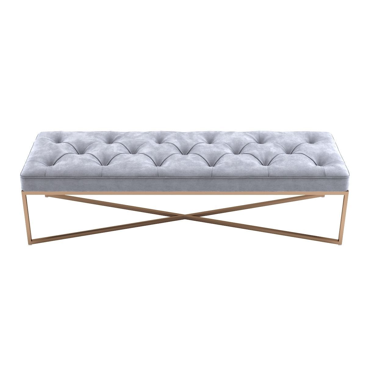 West Elm Maeve Bench 3D model_2