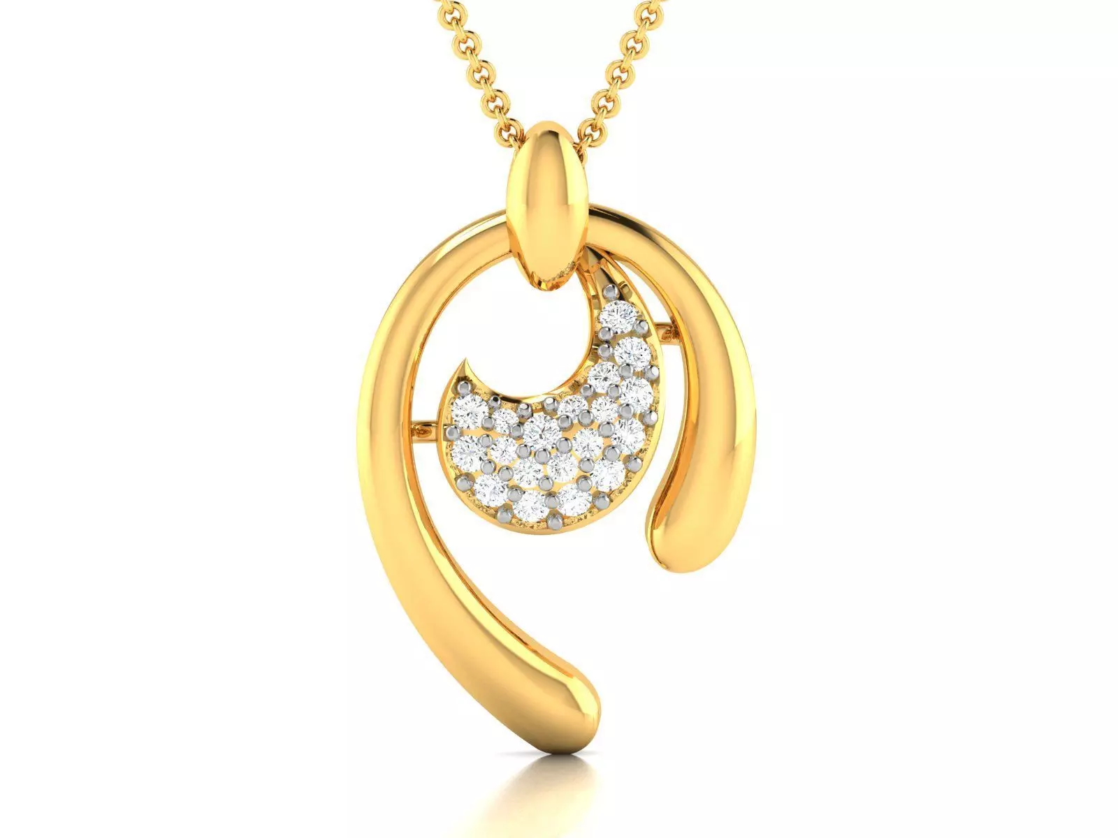 Women pendant 3dm render detail 3D print model_0