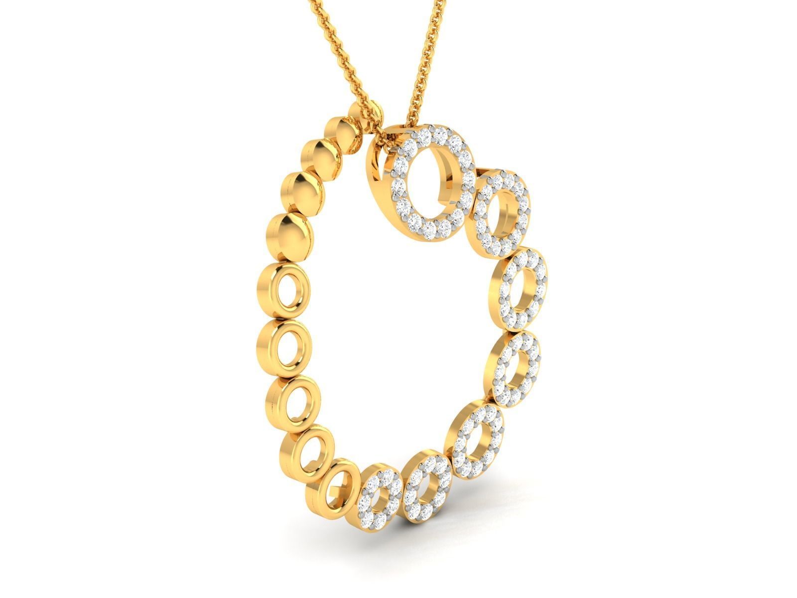 Women pendant 3dm render detail 3D print model_2