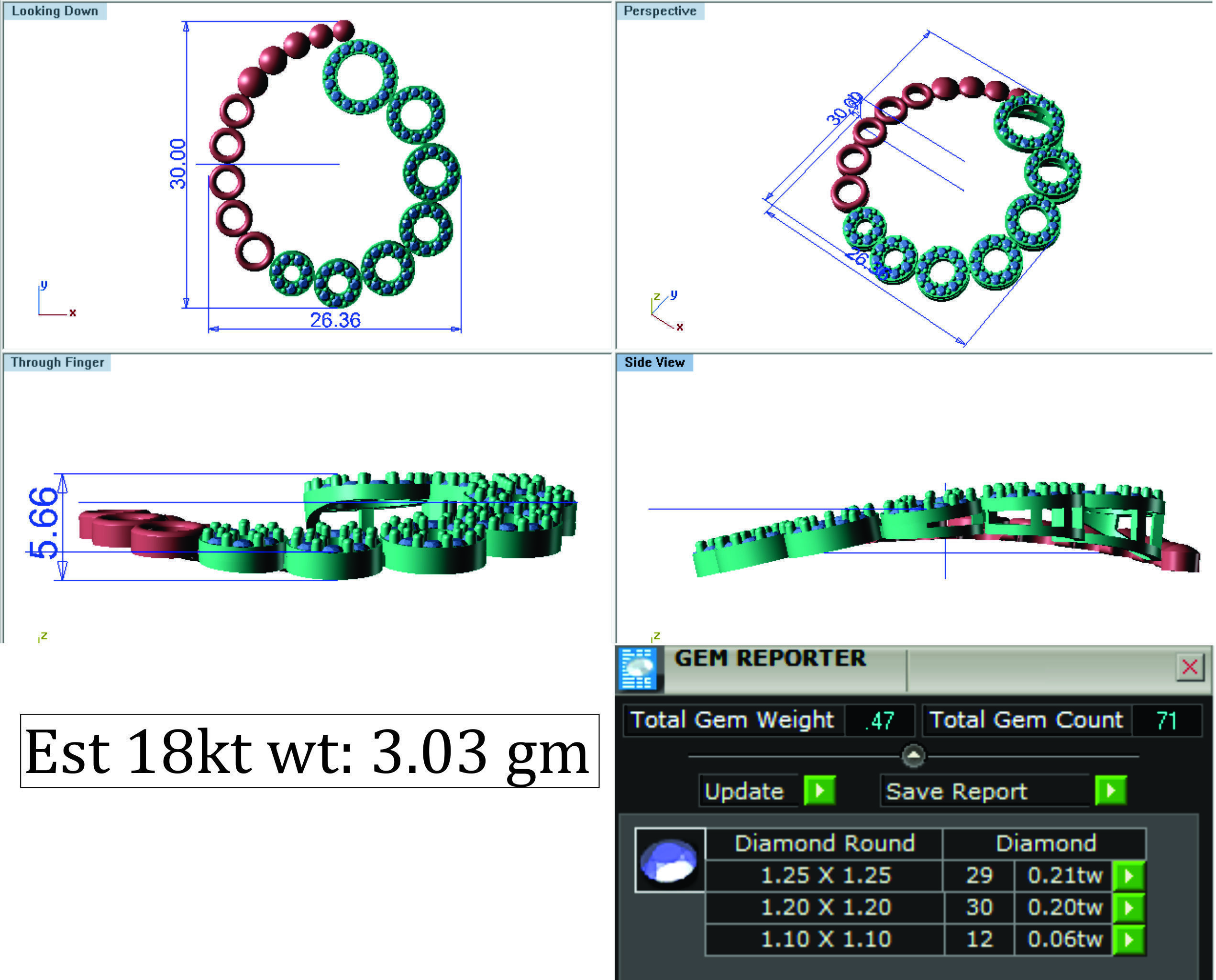 Women pendant 3dm render detail 3D print model_6