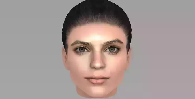 Beautiful woman head TYPE 1