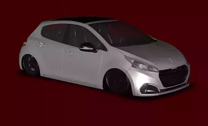 Peugeot 208 5 Door 2016 Please Read Description 3D model
