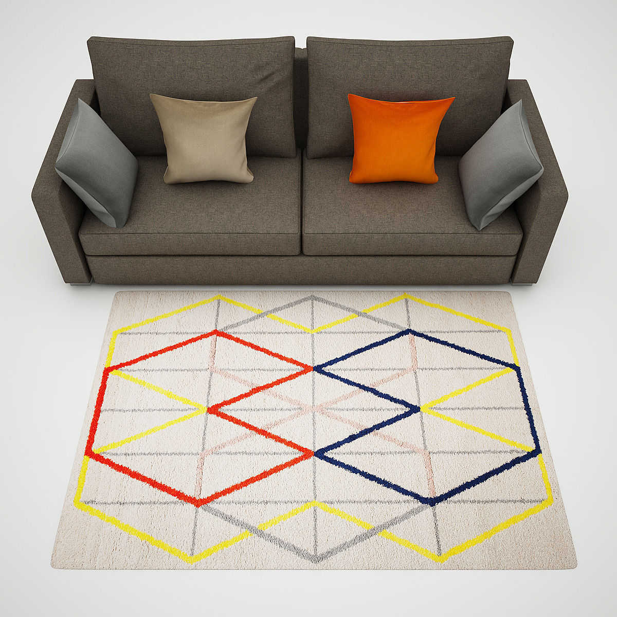 Sofa 3D print model_2