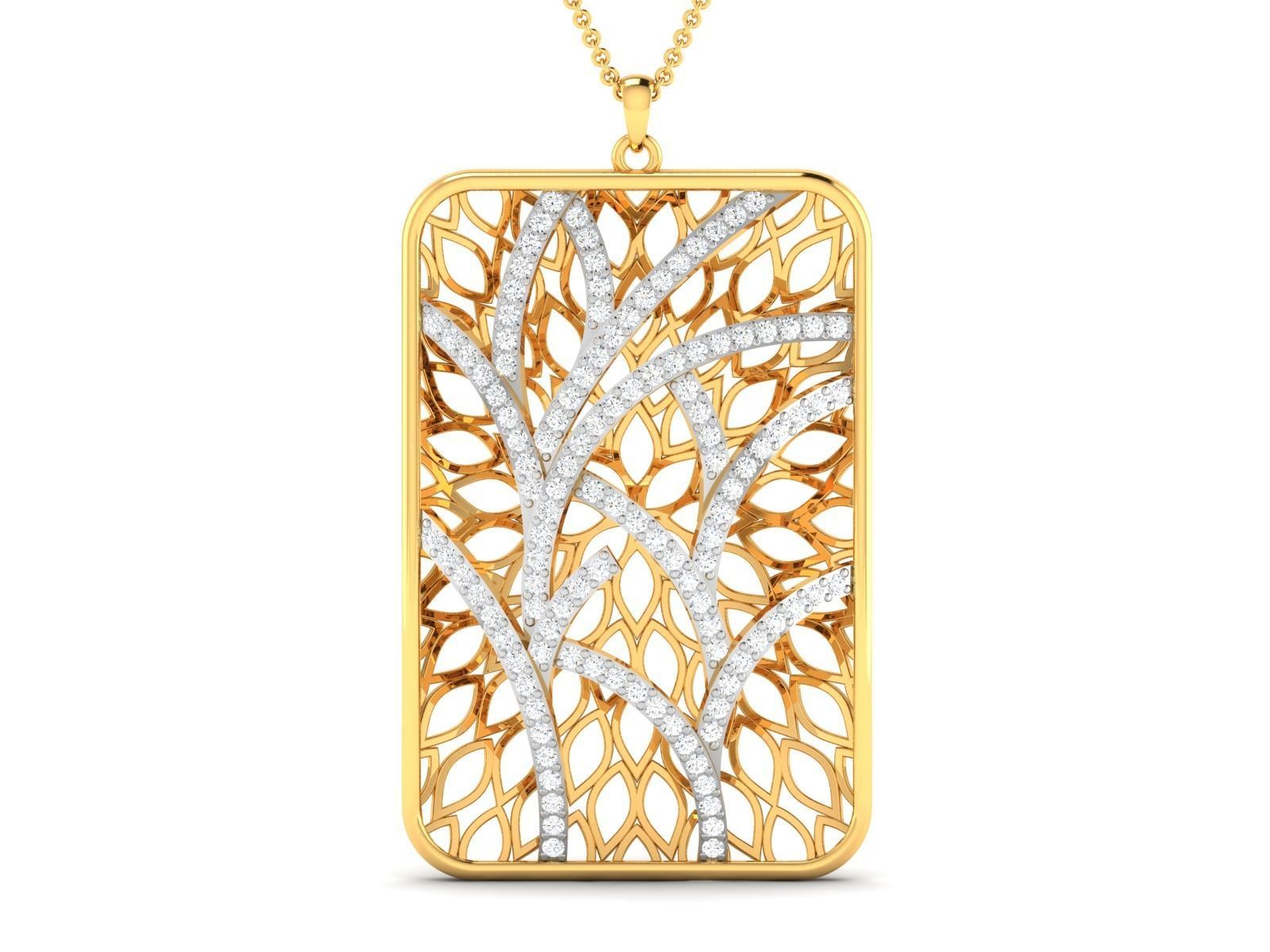 Women pendant 3dm render detail 3D print model_3