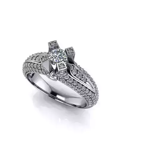 CJC045 Ladies womans womens diamond ruby emerald Rings