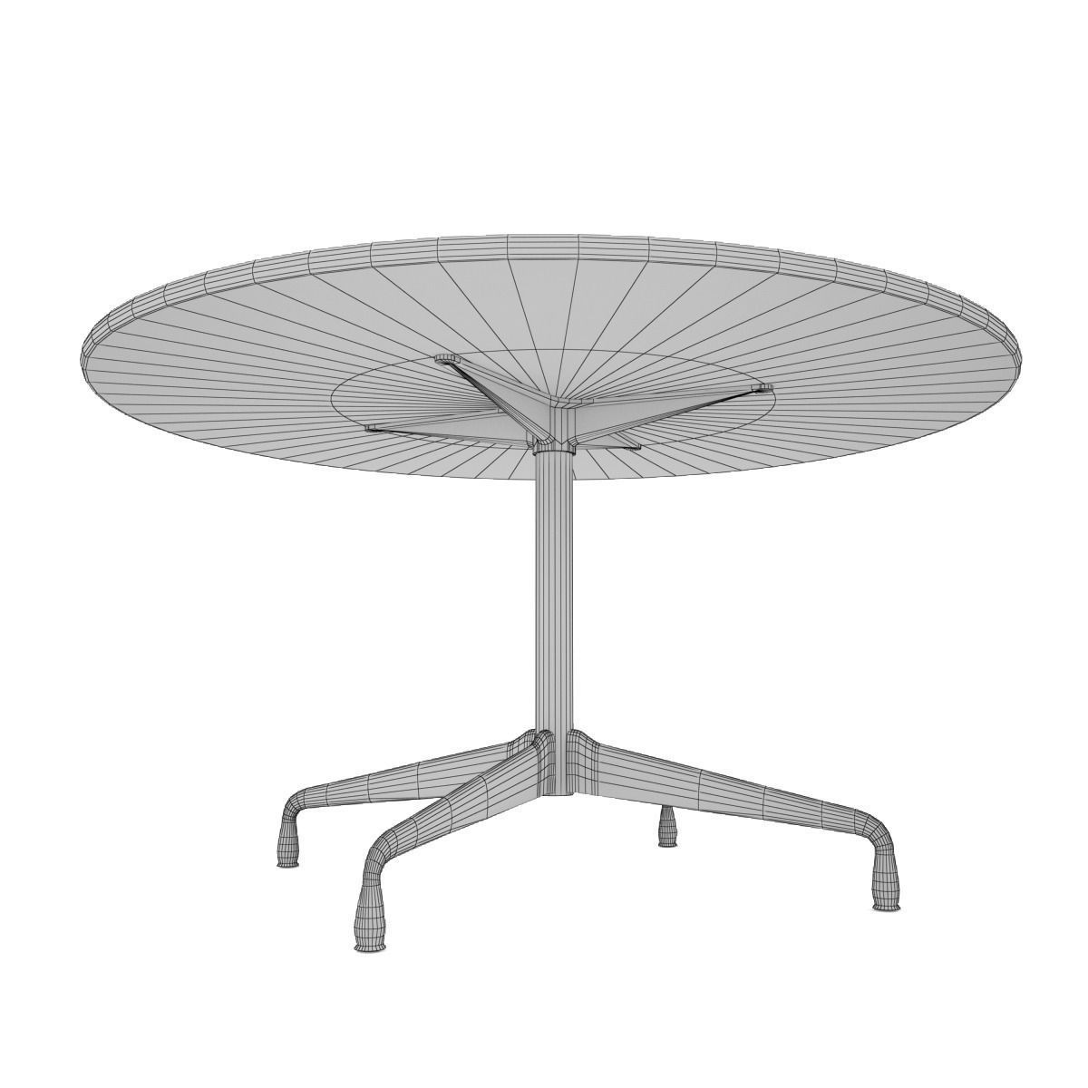 Vitra Eames Tables  3D model_7