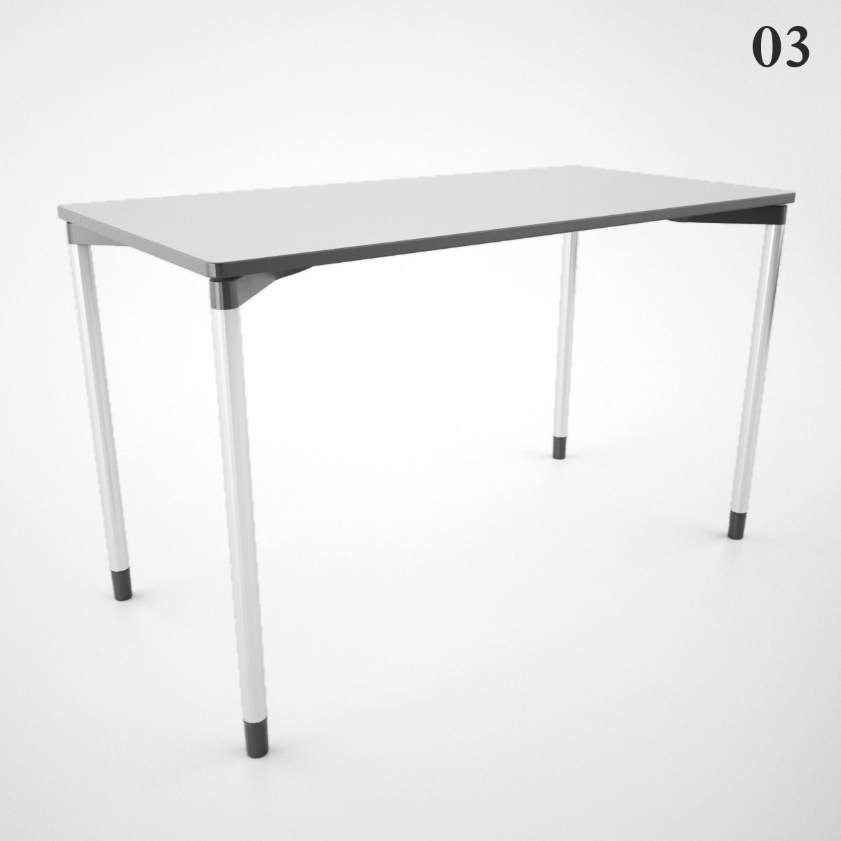 Vitra Map Table Collection 3D model_6