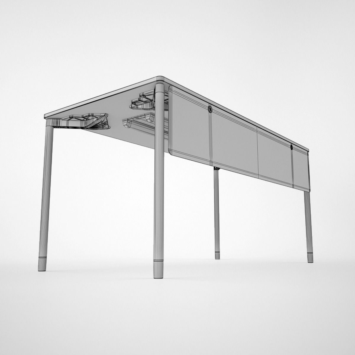 Vitra Map Table Collection 3D model_36