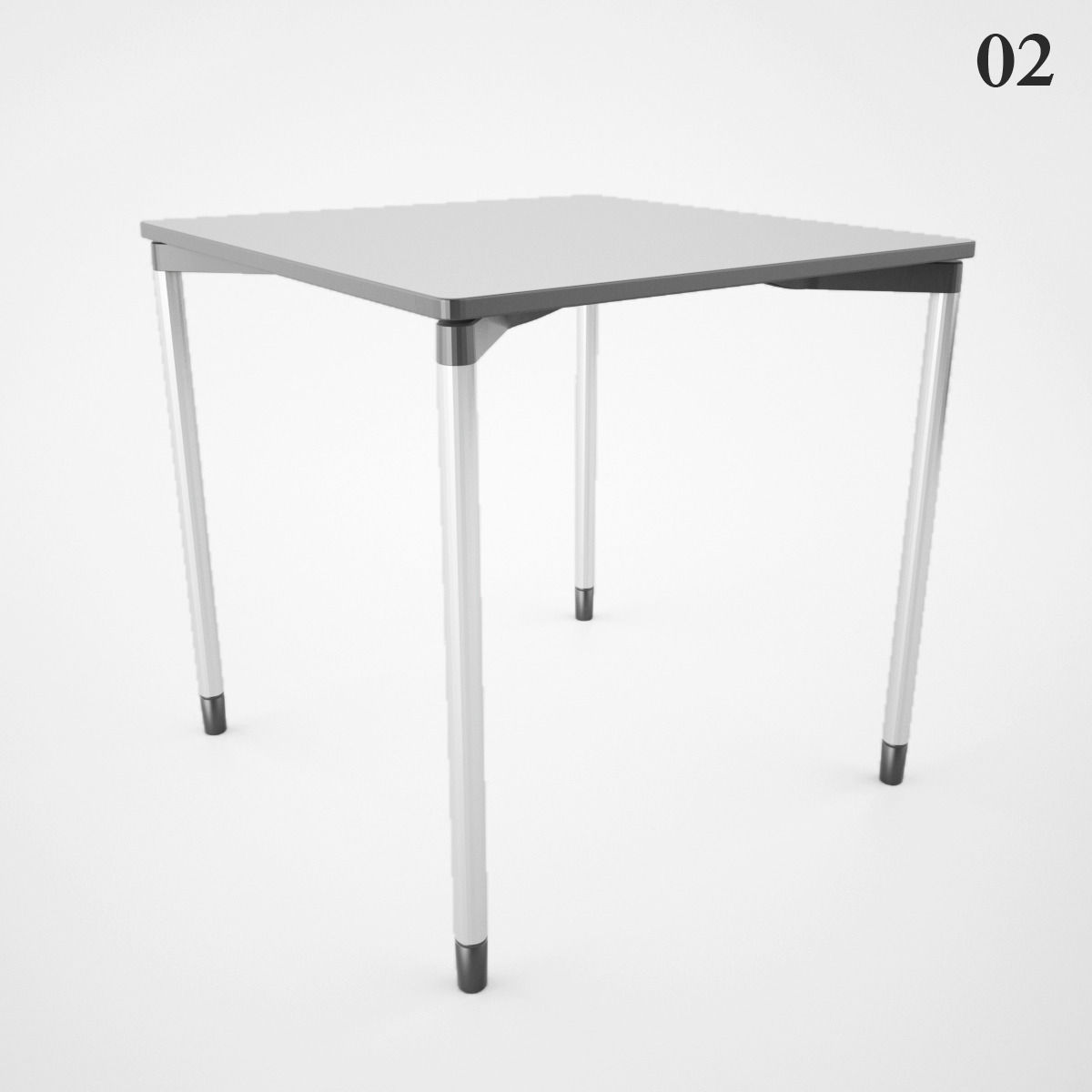 Vitra Map Table Collection 3D model_2