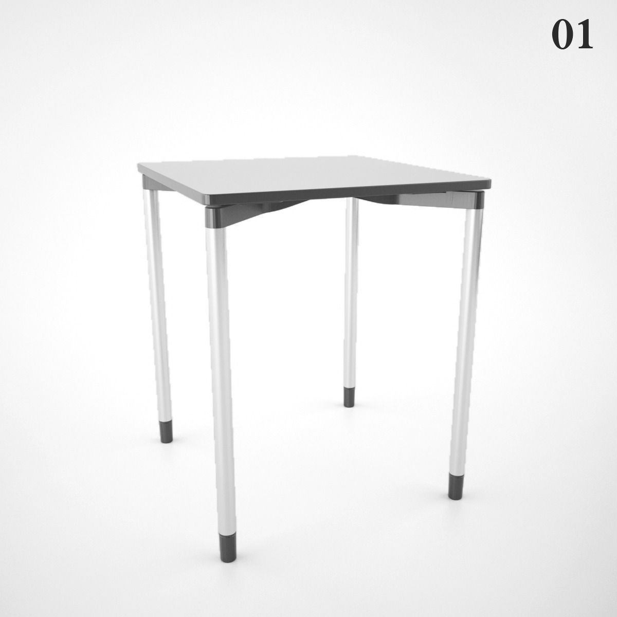 Vitra Map Table Collection 3D model_3