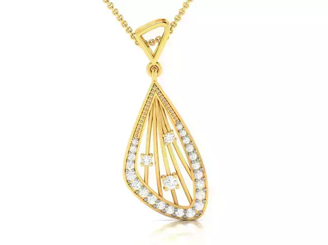 Women pendant 3dm render detail 3D print model