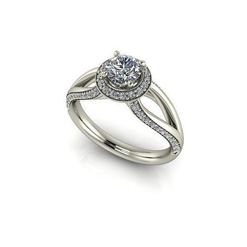 CJC608 Ladies womans womens diamond ruby emerald Rings 3D print model