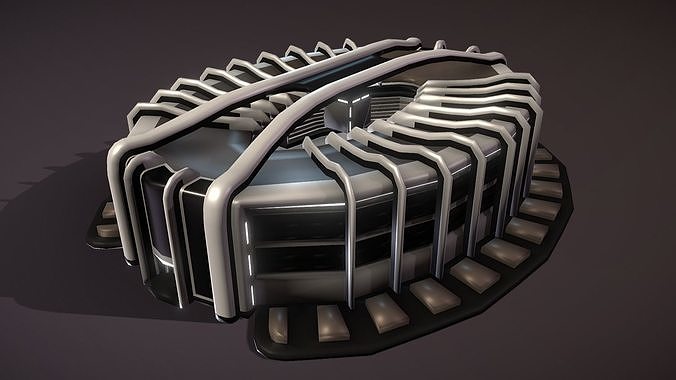 Stadium Low-poly 3D model